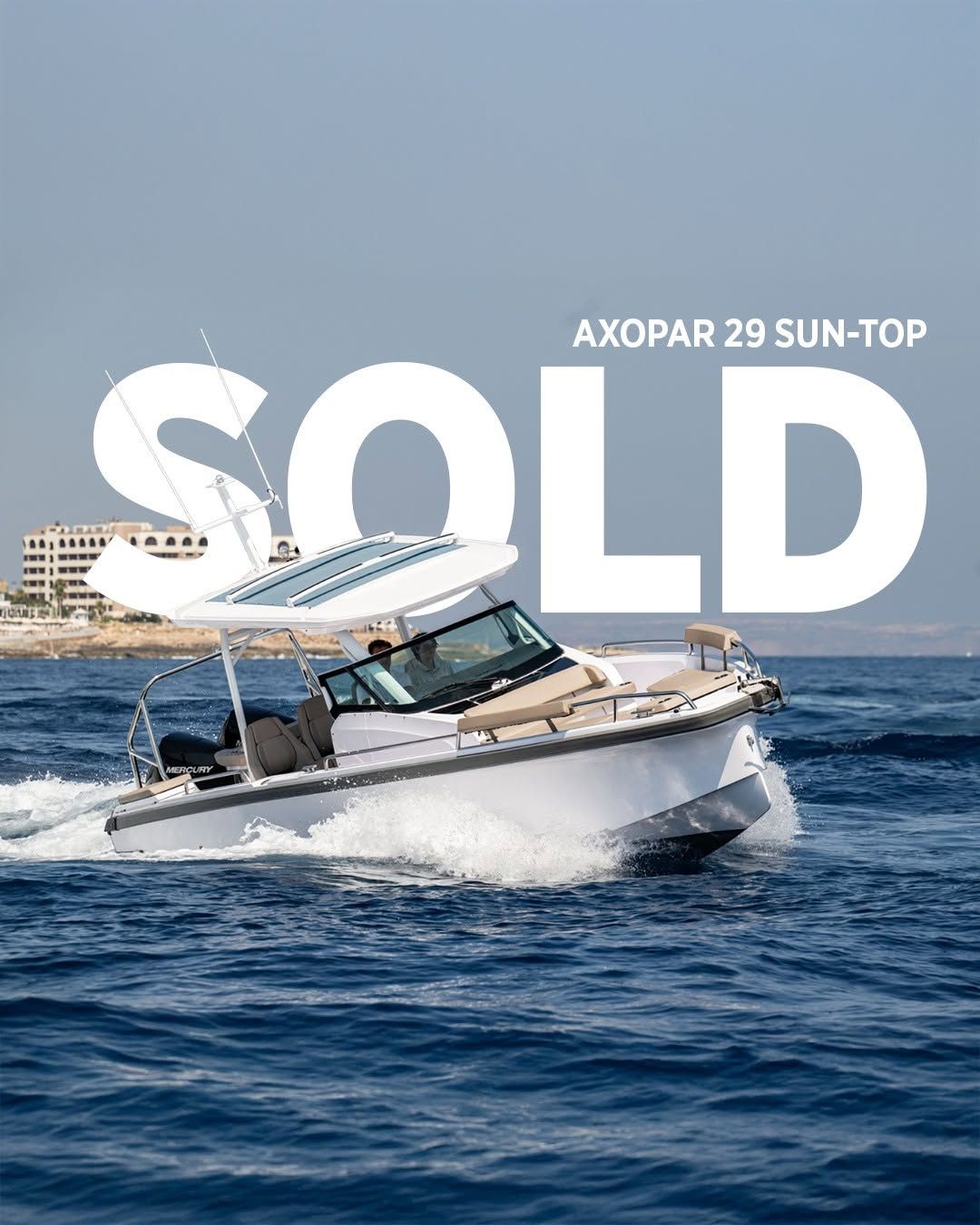 Axopar 29 Sun-Top, 2025, for sale in Malta through Yacht Hub Group